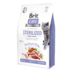 Brit Care Cat Sterilized Weight Control 2kg - Pérdida de Peso, Pato & Pavo